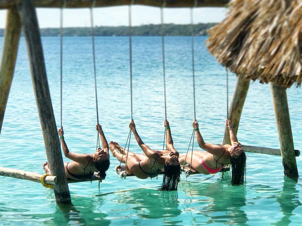 Ecocamping Yaxche Bacalar Exterior photo